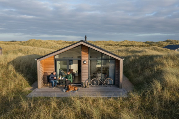 Sfeervol vakantiehuisje aan de rand van de duinen op één van de Waddeneilanden