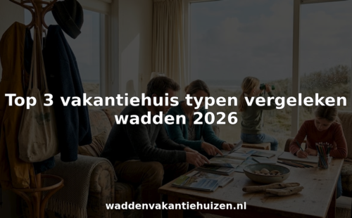 Een gezin geniet samen van een ontspannen moment in de knusse woonkamer van hun vakantiehuis op de Wadden.