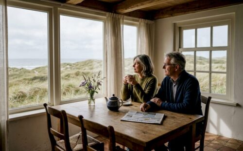 Beleef een ontspannen theemoment in een sfeervol, authentiek vakantiehuis.