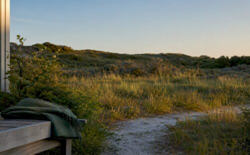 Vakantietuin aan de rand van de duinen op Ameland
