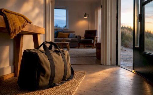 Weekendtas in een lichte vakantiewoning op Ameland
